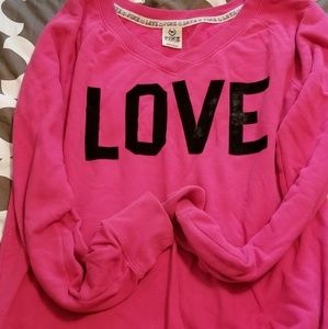 Half V neck sweater from PINK